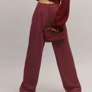 Reformation Mason Pant Chianti - Size 4